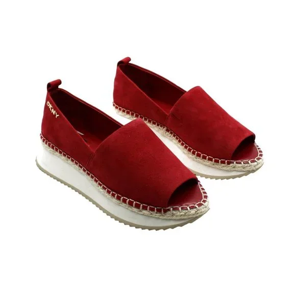 Dkny peep deals toe espadrille